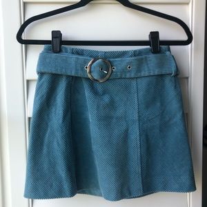 Zara blue skirt